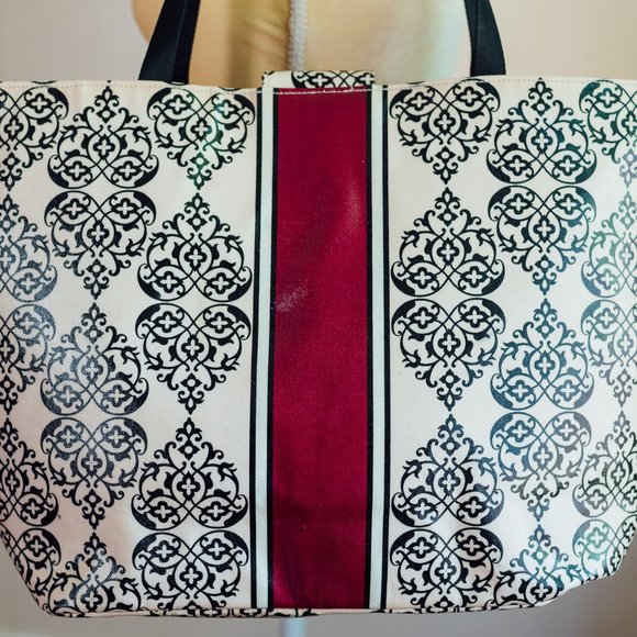 Brighton Black and Red Tote Bag - Picture 2 of 9